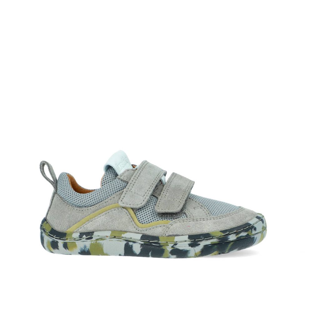 FRODDO TENISKY D VELCRO Grey Dětské barefoot tenisky