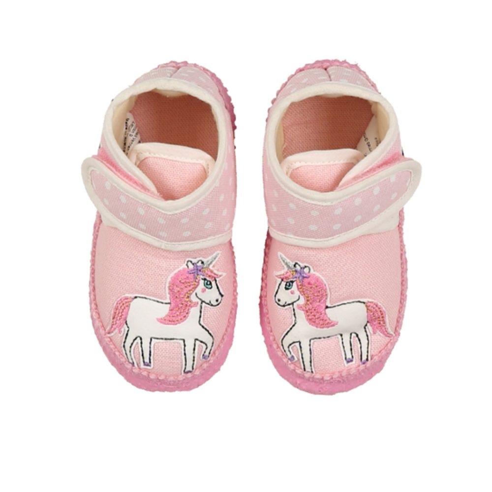 NANGA Kleines Einhorn Rosa Dětské barefoot přezůvky