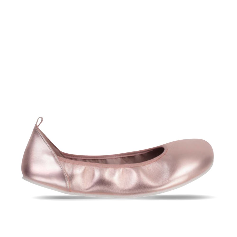 SHAPEN BALERÍNKY TULIP 3.0 Wide Rose Gold Dámské barefoot baleríny