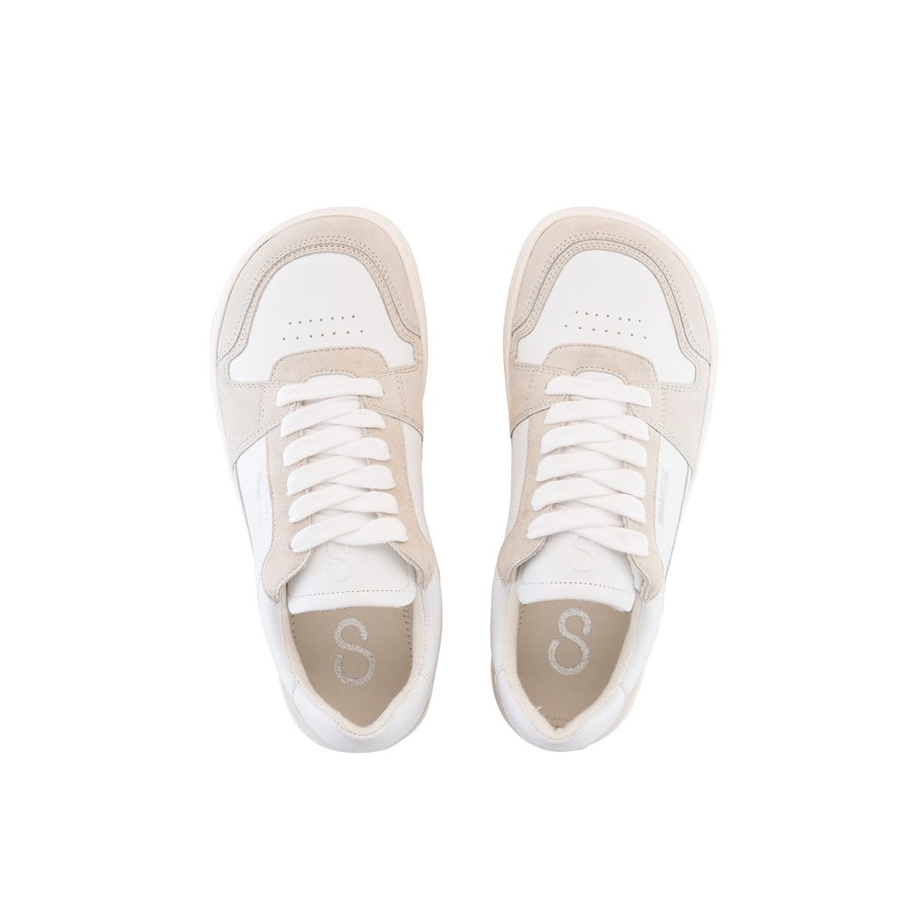 SHAPEN TENISKY RE:WIND White Leather Barefoot tenisky
