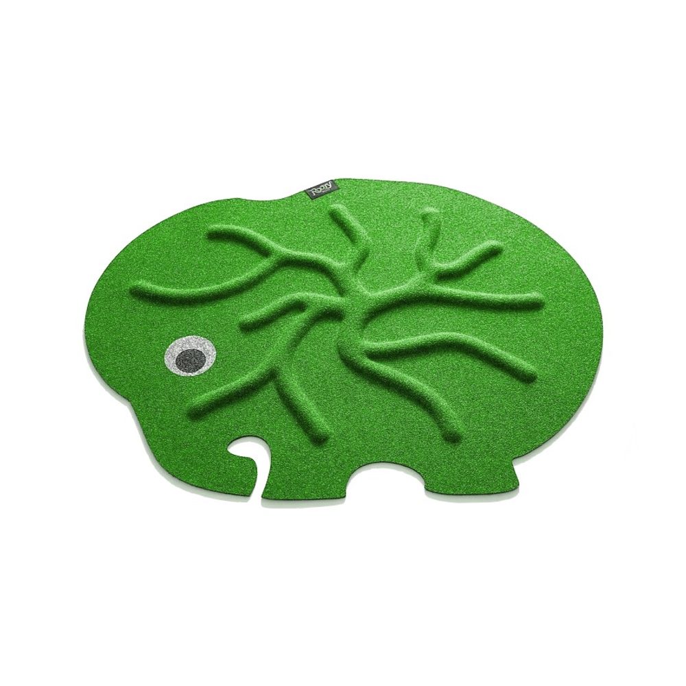 RootyRUG KIDS ELEPHANT Bergamot Zelená