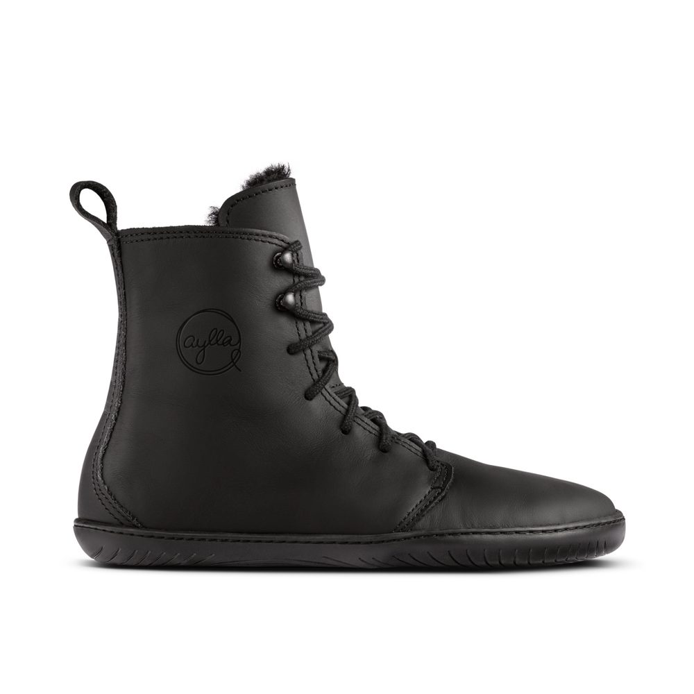 AYLLA BAREFOOT TIKSI WINTER VYSOKÉ L Black - 38