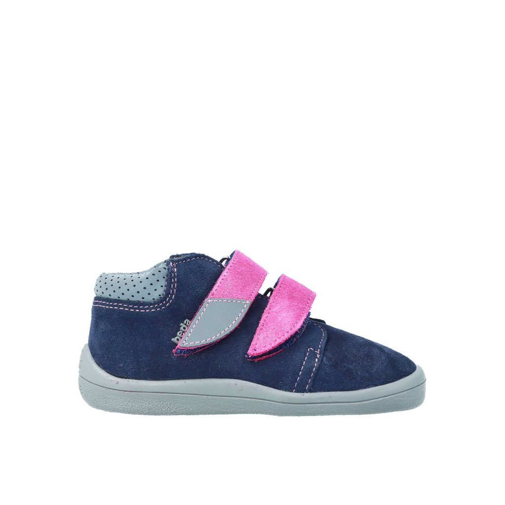 naBOSo – BEDA NUBUK YEAR-ROUND NARROWER HEEL Ocean Shine – BEDA – All-year  shoes – Children – Zažijte pohodlí barefoot bot.
