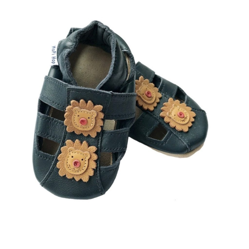 naBOSo – HOPI HOP KOŽENÉ CAPÁČKY SANDÁLKY Modré – Hopi Hop - Art pro studio  – Sandály – Dětské – Zažijte pohodlí barefoot bot.