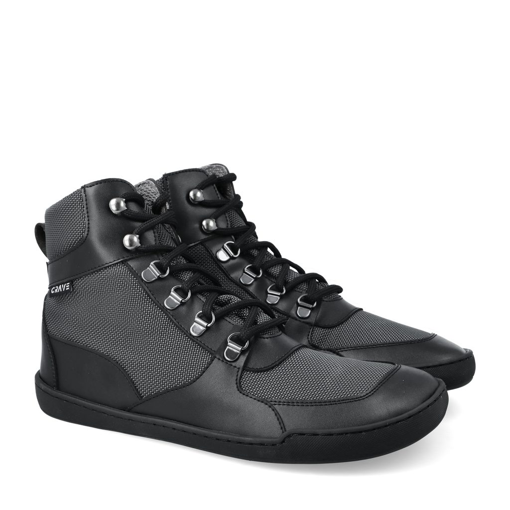 naBOSo – CRAVE Portland Black (With Membrane) – CRAVE – Ankle and chelsea –  Women – Zažijte pohodlí barefoot bot.