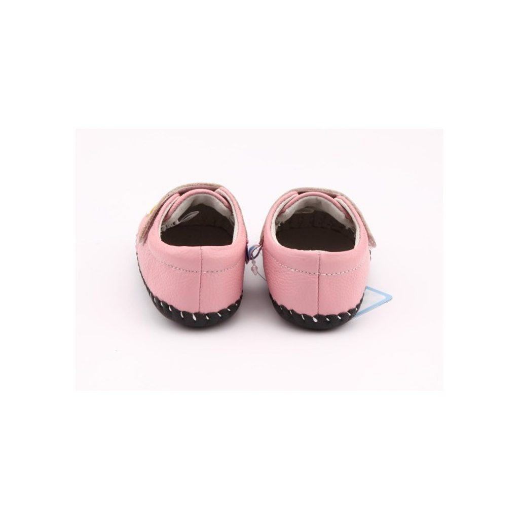 naBOSo – FREYCOO BOTIČKY S KOŽENOU PODRÁŽKOU VIOLA Růžové – Freycoo – Boty  pro první krůčky – Dětské – Zažijte pohodlí barefoot bot.