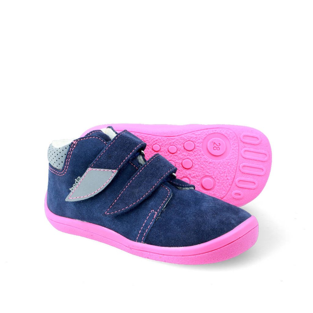 naBOSo – BEDA WINTER ELISHA Pink - narrow heel – BEDA – Winter Insulated  Shoes – Children – Experience the Comfort of Barefoot Shoes