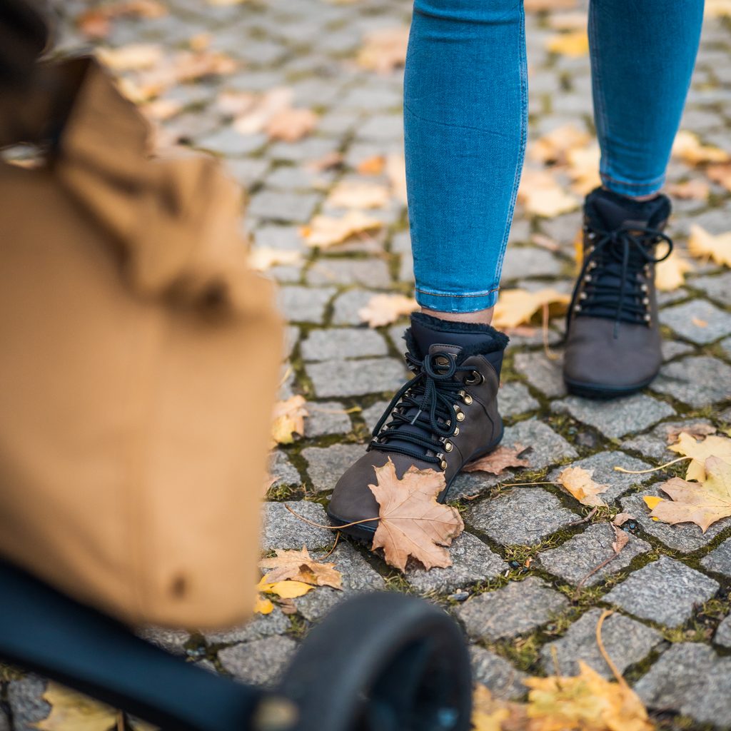 naBOSo – LEGUANO HUSKY Brown – leguano – Winter Insulated – Women – Zažijte  pohodlí barefoot bot.