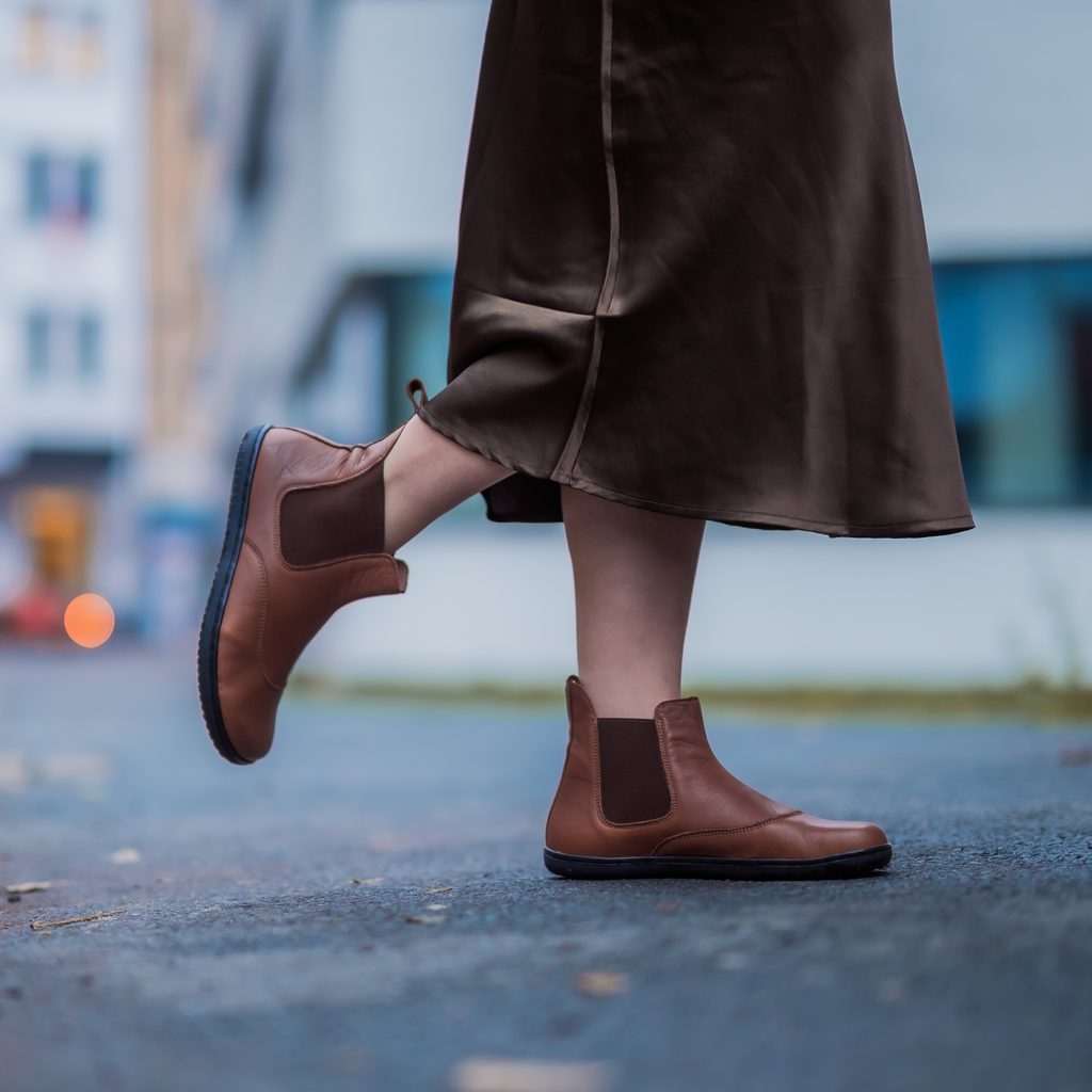 naBOSo – ANGLES NEMESIS WINTER Nut | Dámské barefoot zateplené chelsea boty  – Angles – Chelsea – Dámské – Zažijte pohodlí barefoot bot