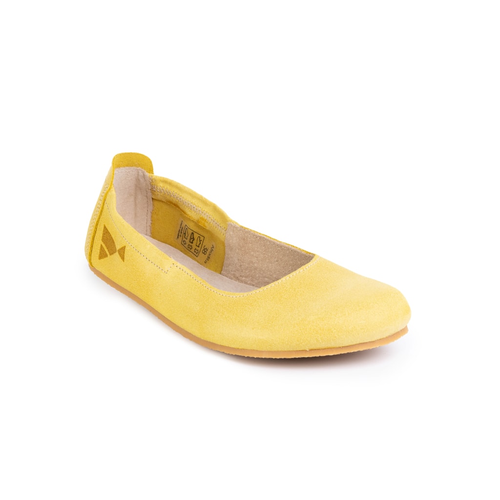 naBOSo - ANGLES FASHION AFRODITA LIGHT Yellow - Angles Fashion - Balerínky  - Dámské barefoot boty, Barefoot obuv - Síla opravdovosti.