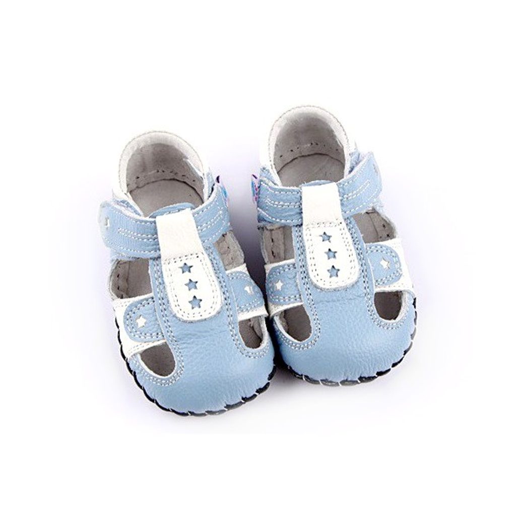 naBOSo – FREYCOO SANDÁLKY LUKE Světlemodré – Freycoo – První botičky –  Dětské – Zažijte pohodlí barefoot bot.