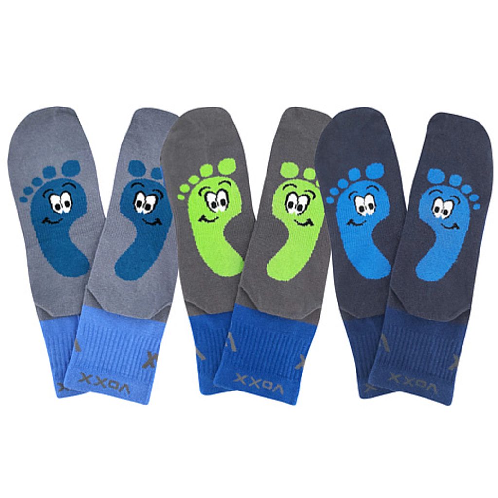 naBOSo – BAREFOOT PONOŽKY DĚTSKÉ Klučičí - 3 páry – FUSKI – Ponožky a  silonky – Doplňky – Zažijte pohodlí barefoot bot.