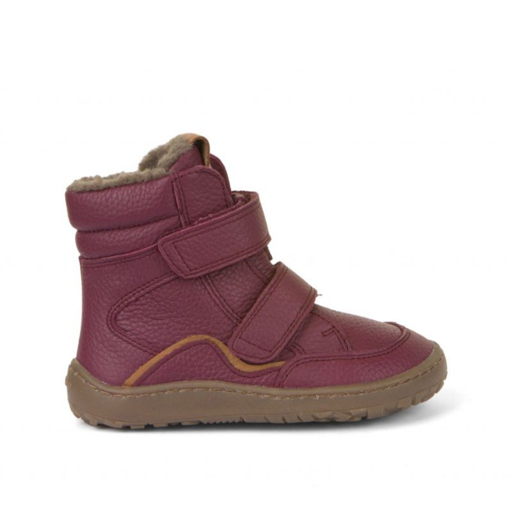 naBOSo – FRODDO HIGH LEATHER BOOTS 2P Wave Winter Bordeaux – Froddo – Winter  insulated shoes – Children – Zažijte pohodlí barefoot bot.