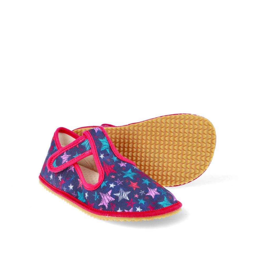 naBOSo – BEDA SLIPPERS BFN 170020/W Stars – BEDA – Slippers – Children –  Experience the Comfort of Barefoot Shoes
