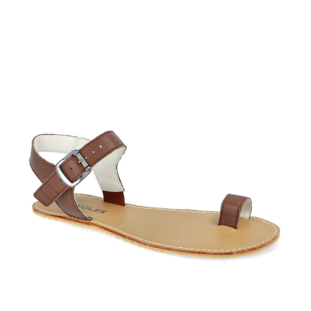naBOSo – ANGLES AURA Brown | Dámské barefoot sandály – Angles – Sandály –  Dámské – Zažijte pohodlí barefoot bot