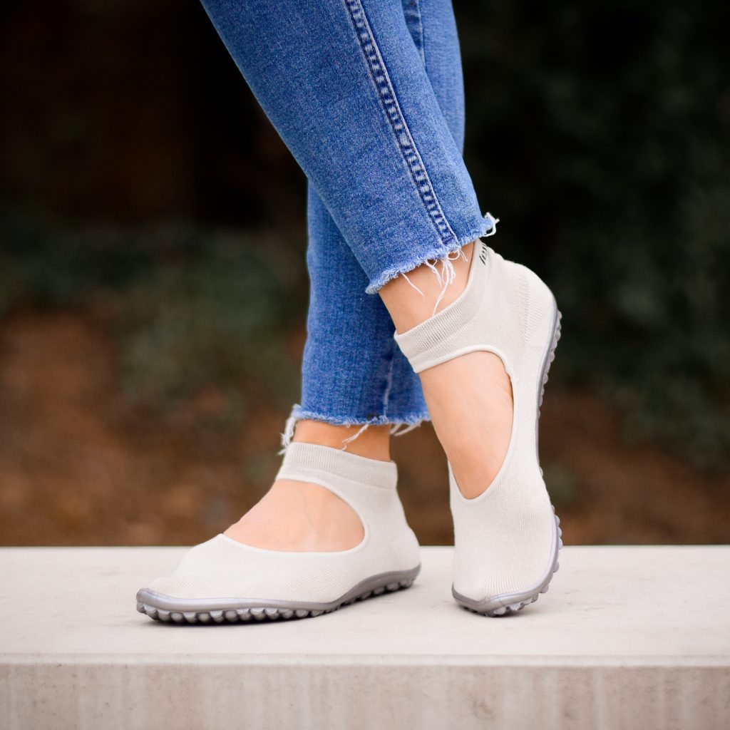 naBOSo – BALLERINA Perlmutt – leguano – Flats – Women – Zažijte pohodlí  barefoot bot.