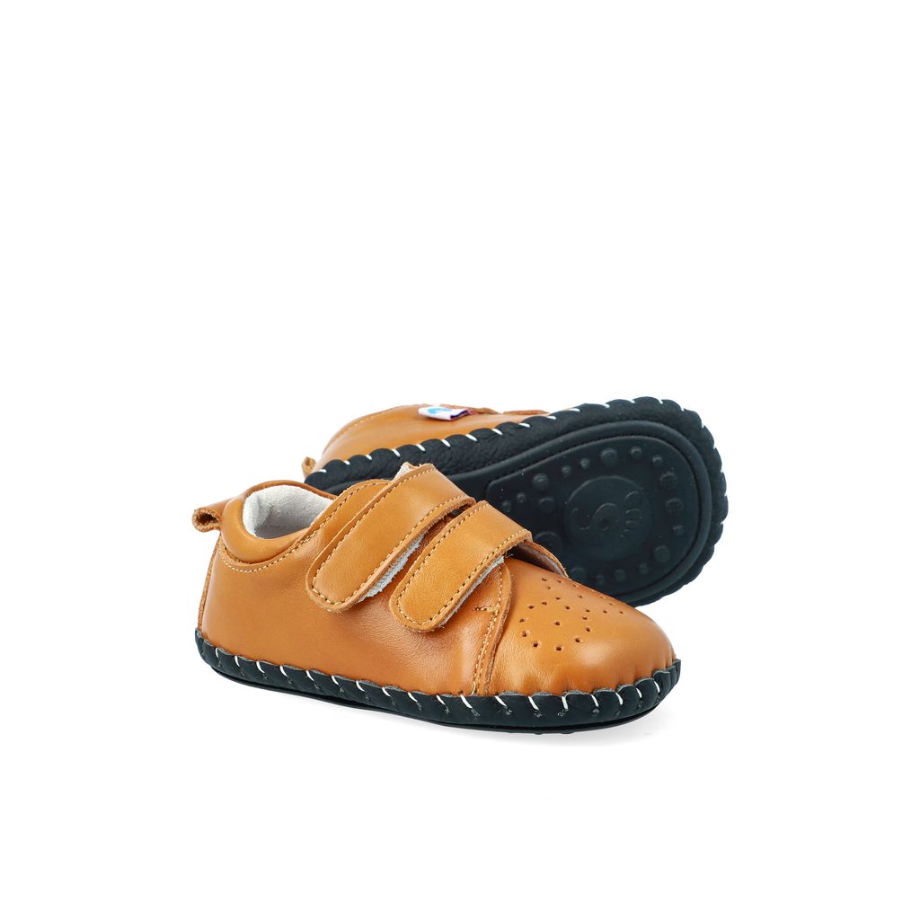 naBOSo – FREYCOO BOTIČKY B43 Hnědé – Freycoo – První botičky – Dětské –  Zažijte pohodlí barefoot bot.