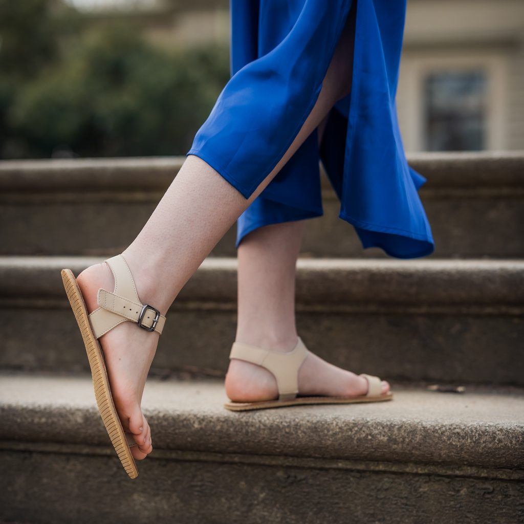 naBOSo – ANGLES AURA Beige | Dámské barefoot sandály – Angles – Sandály –  Dámské – Zažijte pohodlí barefoot bot