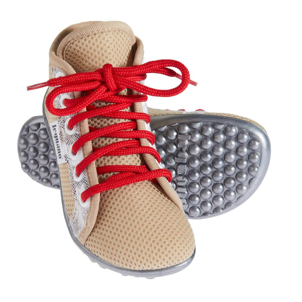 naBOSo – LEGUANO LEGUANITO AKTIV PLUS Beige – leguano – Sneakers – Children  – Zažijte pohodlí barefoot bot.