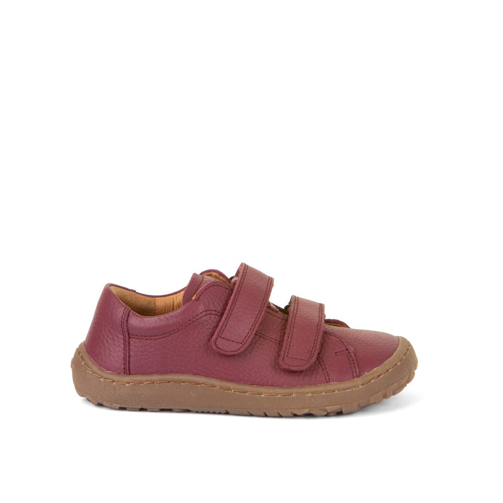 naBOSo – FRODDO SNEAKERS LEATHER D-VELCRO Bordeaux – Froddo – Sneakers –  Children – Experience the Comfort of Barefoot Shoes