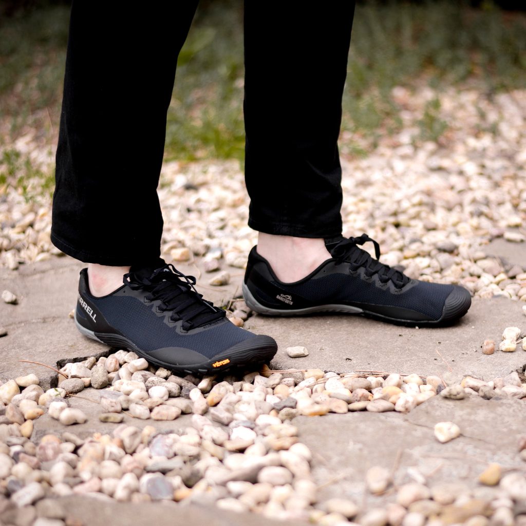naBOSo – MERRELL VAPOR GLOVE 4 M Black/Black – Merrell – Sports – Men –  Zažijte pohodlí barefoot bot.