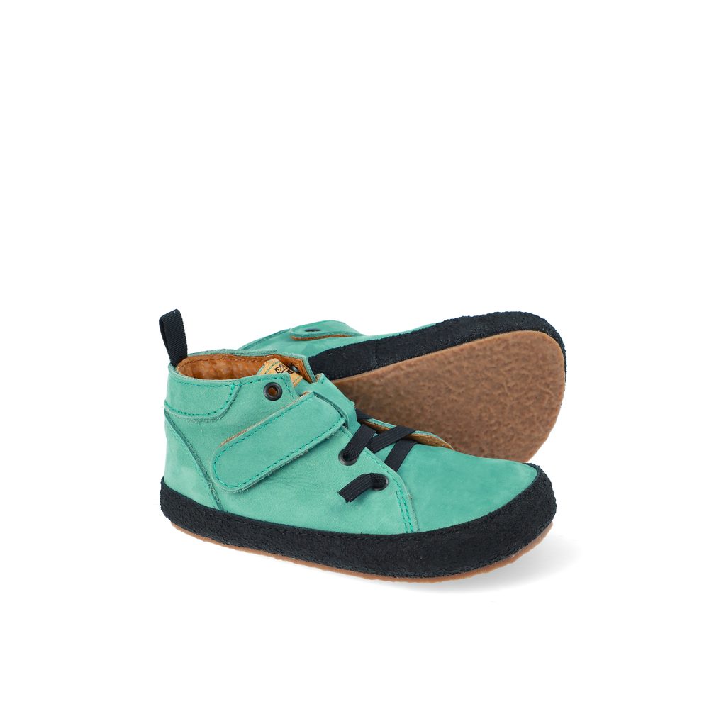 naBOSo – PEGRES CELOROČKY NUBUK BF32 Mint – Pegres – Celoroční – Dětské –  Zažijte pohodlí barefoot bot.