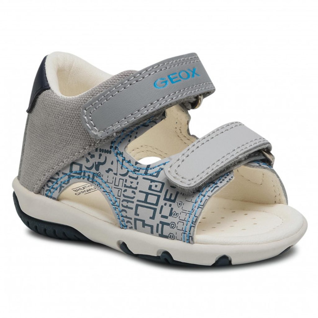 naBOSo – GEOX ELBA SANDÁLE Grey/Navy – GEOX Respira – Sandály – Dětské –  Zažijte pohodlí barefoot bot.