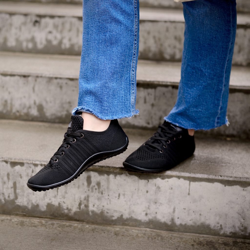 naBOSo – LEGUANO GO Black – leguano – Sneakers – Men – Zažijte pohodlí  barefoot bot.