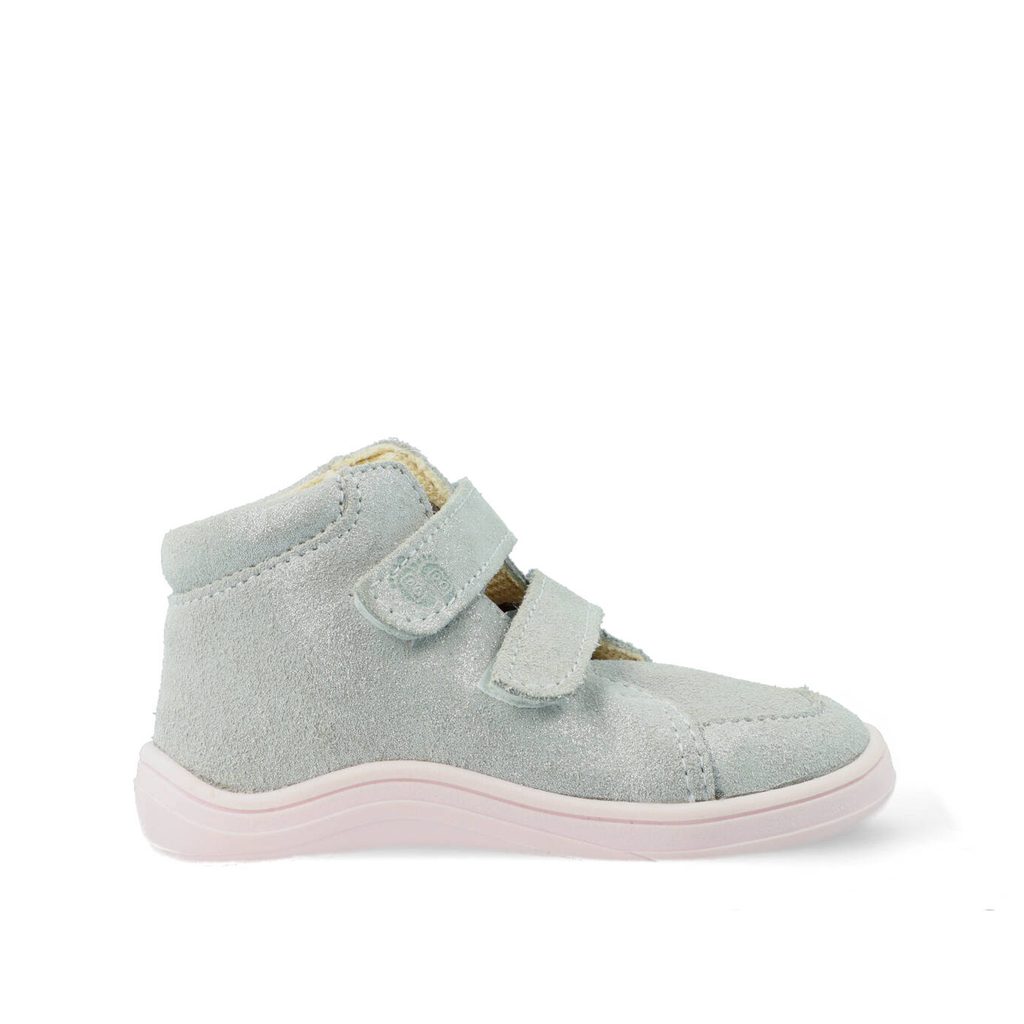 naBOSo – BABY BARE FEBO FALL Grey/Pink – Baby Bare Shoes – Celoroční –  Dětské – Zažijte pohodlí barefoot bot.