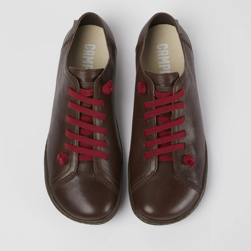 naBOSo – CAMPER PEU PATTY TENISKY Brown/Red laces – Camper – Polobotky –  Pánské – Zažijte pohodlí barefoot bot.