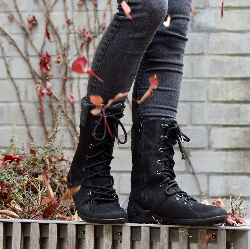 naBOSo – XERO SHOES MIKA W Black – Xero Shoes – Tall Boots – Women –  Zažijte pohodlí barefoot bot.