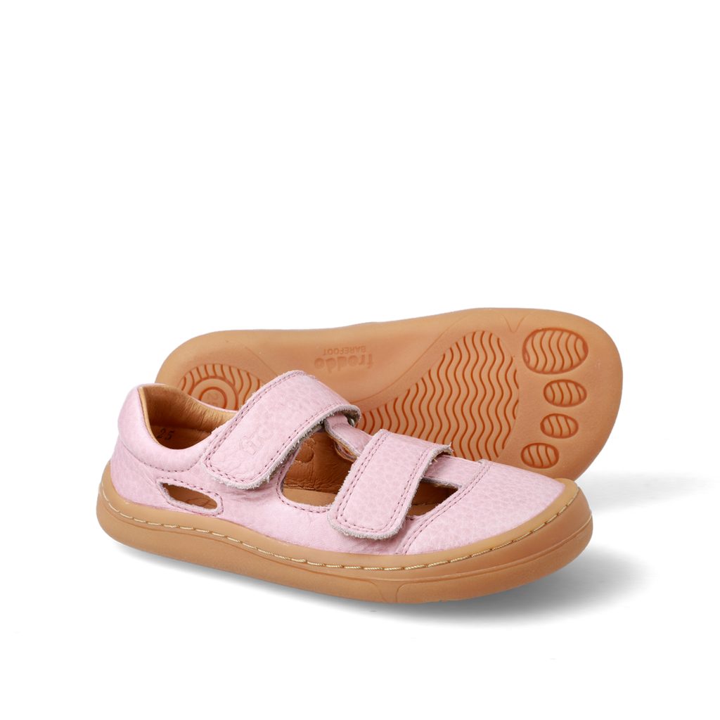 naBOSo – FRODDO SANDAL VELCRO Pink – Froddo – Sandals – Children –  Experience the Comfort of Barefoot Shoes