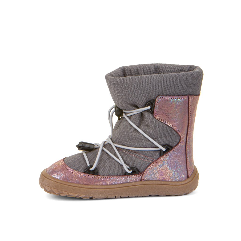 Froddo Tex Winter Grey Pink Suede Boots - Awesome Shoes