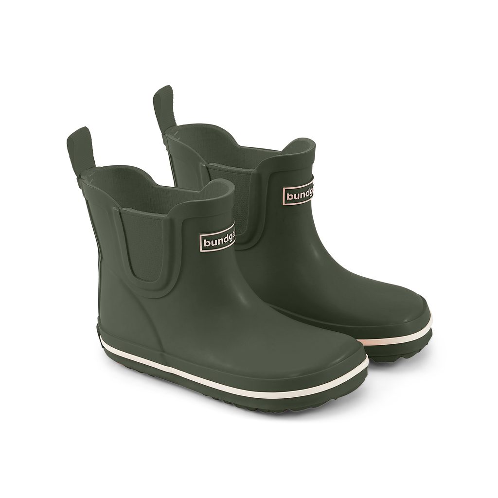 naBOSo – BUNDGAARD SHORT CLASSIC RUBBER BOOT Army – Bundgaard – Rain boots  – Children – Zažijte pohodlí barefoot bot.