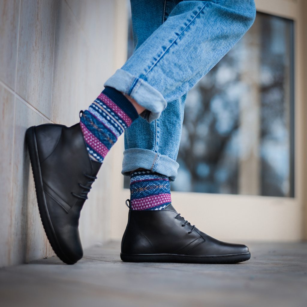 naBOSo – ANGLES ATLAS Black | Kotníkové barefoot boty – Angles – Kotníkové  – Dámské – Zažijte pohodlí barefoot bot
