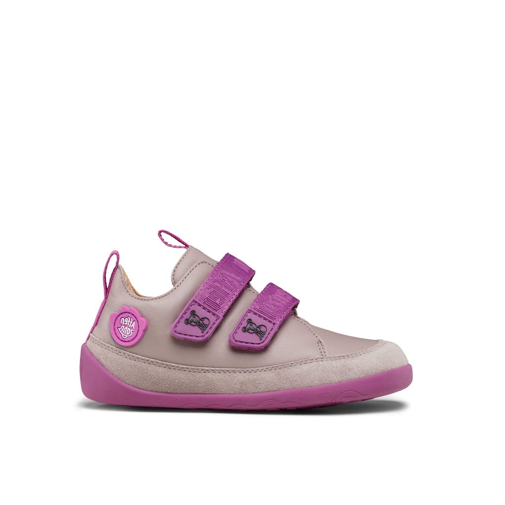 naBOSo – AFFENZAHN SNEAKER LEATHER BUDDY KOALA Pink Grey – AFFENZAHN –  Sneakers – Children – Zažijte pohodlí barefoot bot.