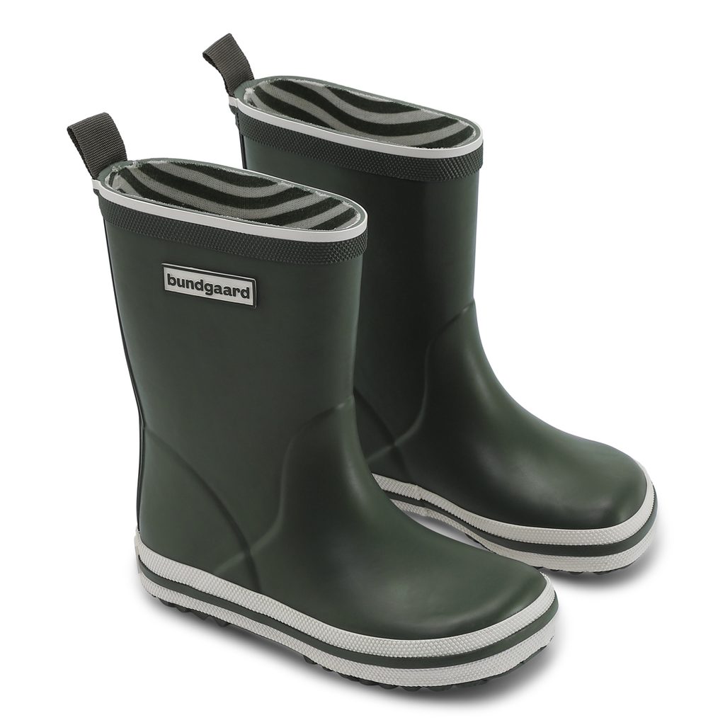 naBOSo – BUNDGAARD CLASSIC RUBBER BOOT Army – Bundgaard – Holínky – Dětské  – Zažijte pohodlí barefoot bot.