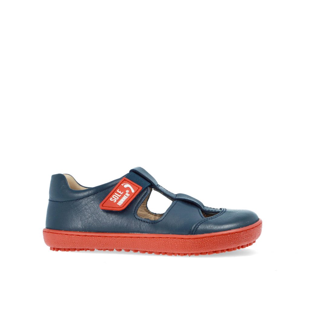 naBOSo – SOLE RUNNER ERSA Blue Orange – Sole Runner – Sandals – Children –  Zažijte pohodlí barefoot bot.