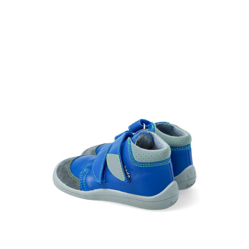 naBOSo – BEDA CELOROČNÍ MATT Blue - užší kotník | Dětské barefoot celoroční  boty – BEDA – Celoroční – Dětské – Zažijte pohodlí barefoot bot