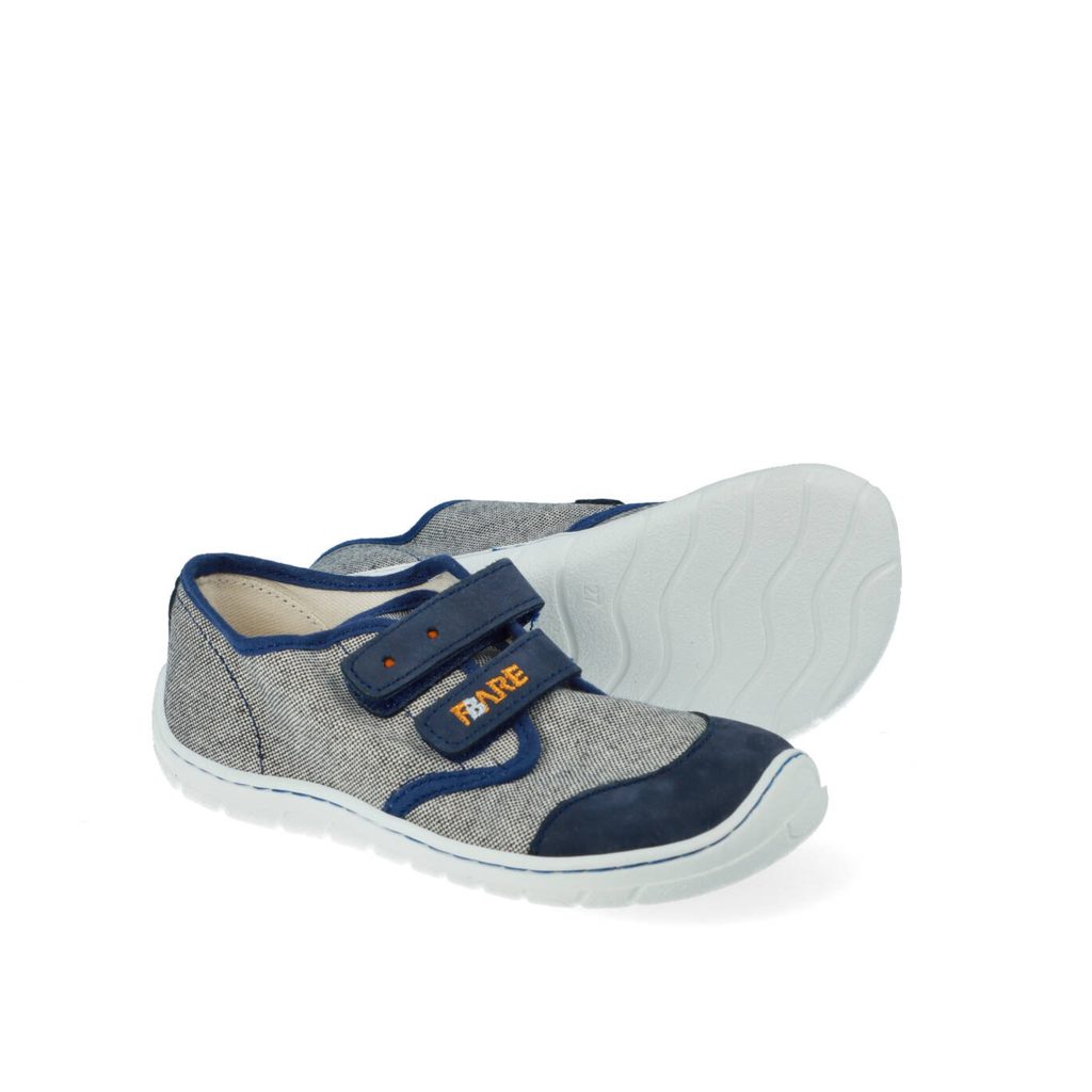 naBOSo – FARE BARE SNEAKERS A Blue – Fare Bare – Sneakers – Children –  Experience the Comfort of Barefoot Shoes