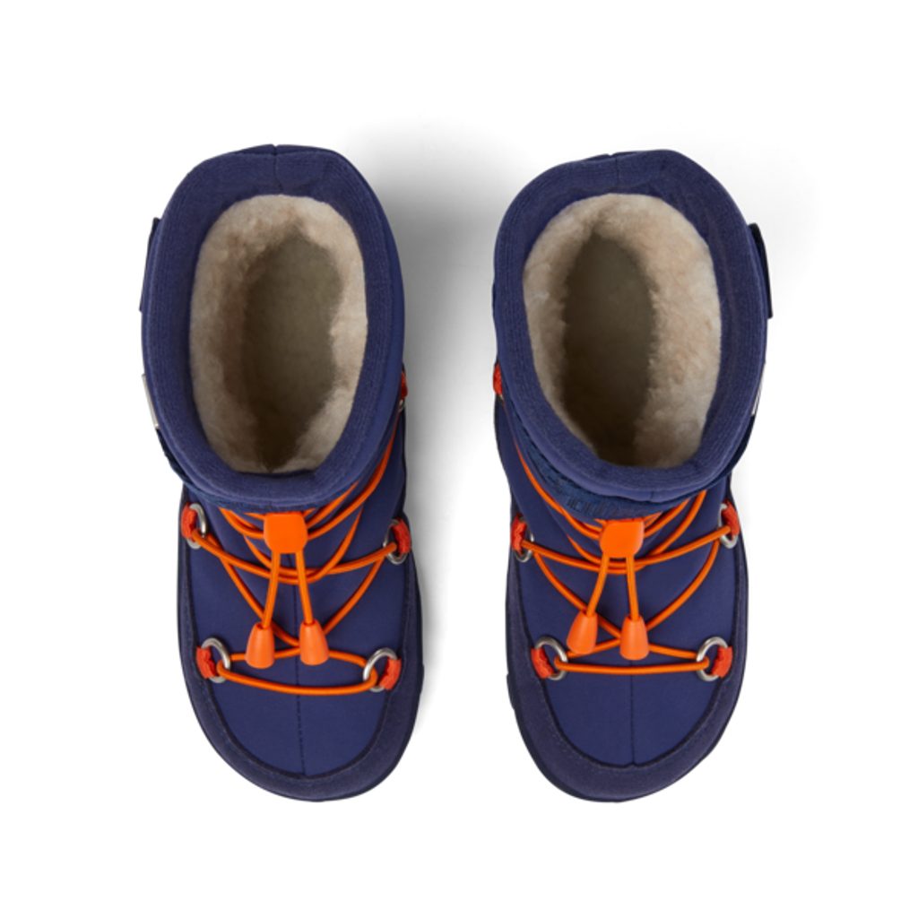 naBOSo – AFFENZAHN SNOWY WITTY VEGAN SNOWBOOT ELEPHANT Blue | Dětské zimní  zateplené barefoot boty – AFFENZAHN – Zimní zateplené – Dětské – Zažijte  pohodlí barefoot bot
