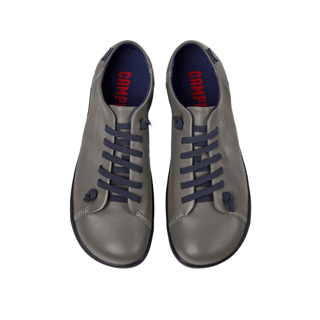 naBOSo – CAMPER PEU SELLA SNEAKERS Medium Grey/Blue laces – Camper –  Sneakers – Men – Zažijte pohodlí barefoot bot.