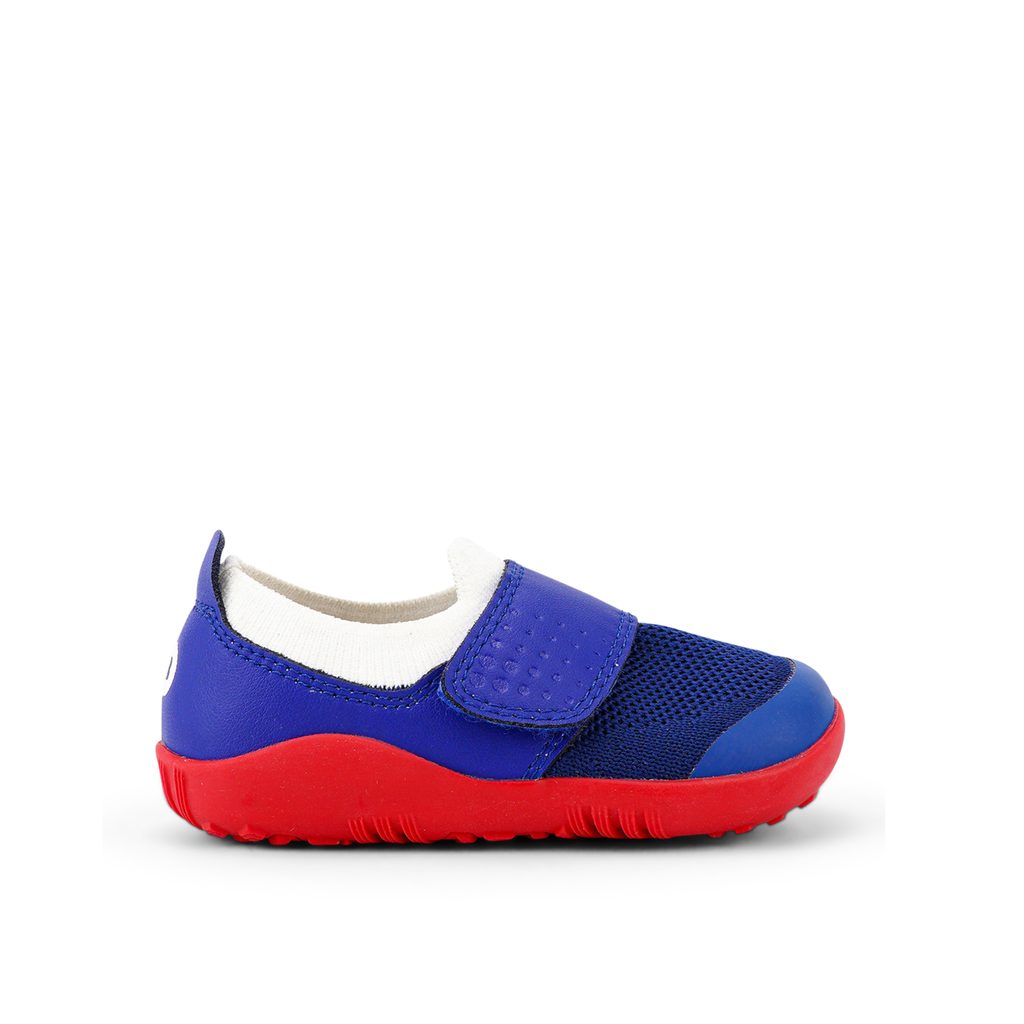 naBOSo – BOBUX DIMENSION III Blueberry + White – Bobux – Sneakers –  Children – Experience the Comfort of Barefoot Shoes