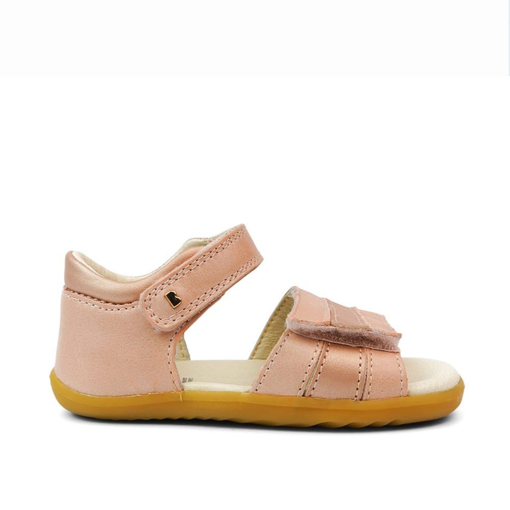naBOSo – Bobux Hampton Dusk Pearl + Rose Gold – Bobux – Sandals – Children  – Zažijte pohodlí barefoot bot.