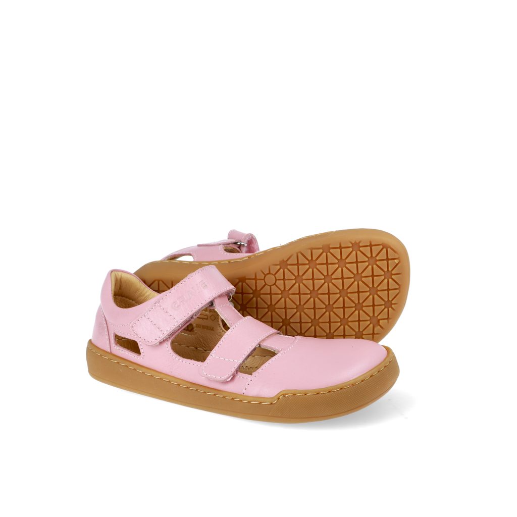 naBOSo – CRAVE SHELLWOOD Rose | Dětské barefoot sandály – CRAVE – Sandály –  Dětské – Zažijte pohodlí barefoot bot