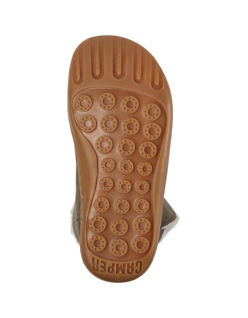 naBOSo – CAMPER PEU KOTNÍKOVÉ BOTY Brown – Camper – Zimní zateplené –  Dětské – Zažijte pohodlí barefoot bot.