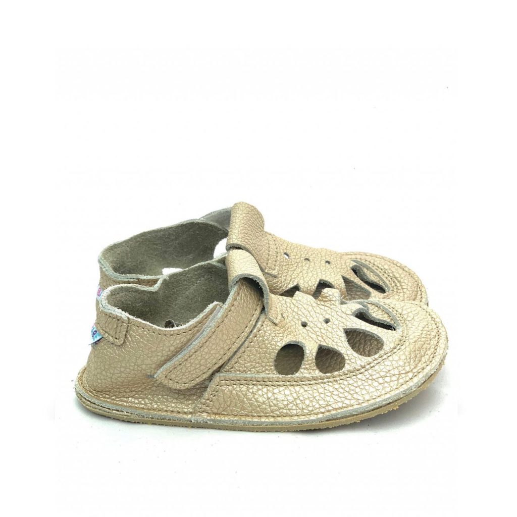 naBOSo – BABY BARE SANDÁLKY/BAČKORY SUMMER Shimmer Gold – Baby Bare Shoes –  Sandály – Dětské – Síla opravdovosti.
