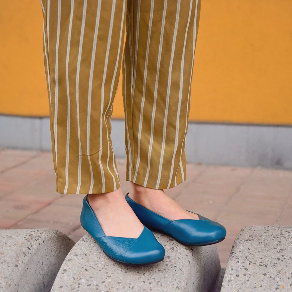 naBOSo – XERO SHOES PHOENIX Leather Teal – Xero Shoes – Baleríny – Dámské –  Zažijte pohodlí barefoot bot.