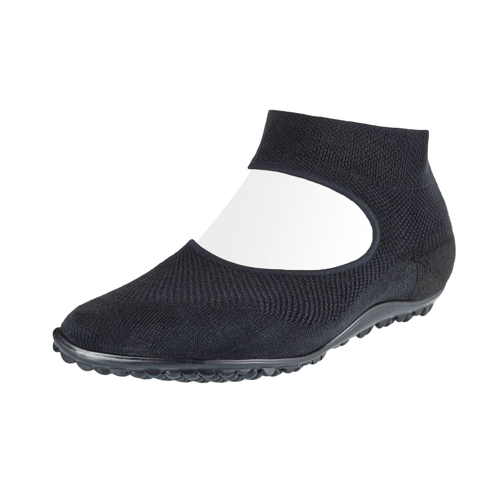 naBOSo – BALLERINA Schwarz – leguano – Flats – Women – Zažijte pohodlí  barefoot bot.