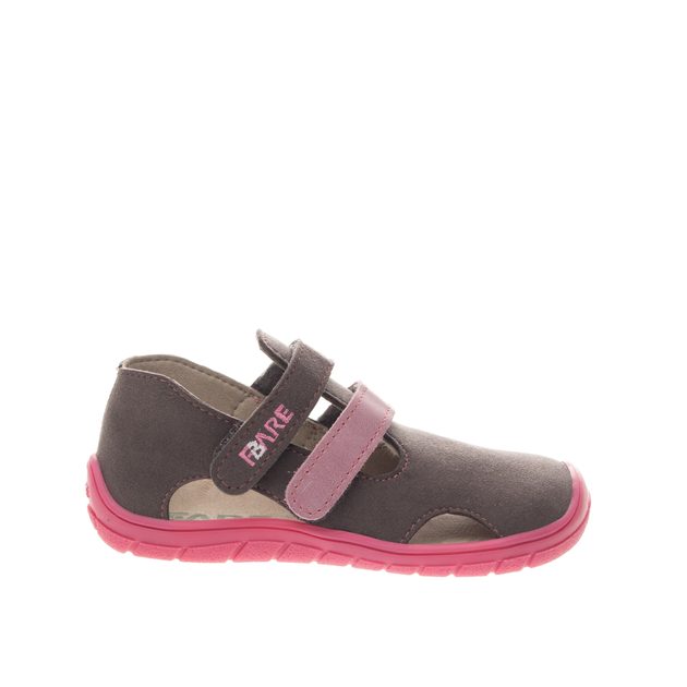 naBOSo – FARE BARE ECONOMIC SANDALS A FULL Grey Pink – Fare Bare – Sandals  – Children – Zažijte pohodlí barefoot bot.